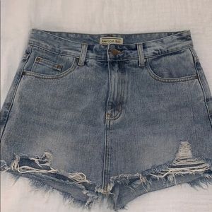 Denim Skort